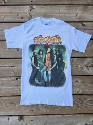 Vintage 1980's Aerosmith ''Permanent Vacation'' T-shirt (Men's Small)