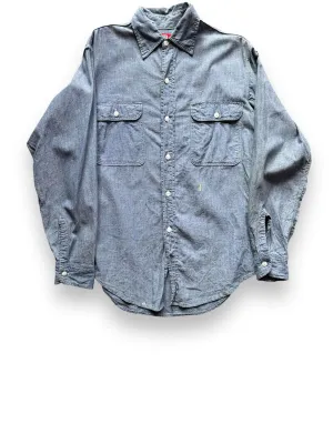Vintage 60s Era Penneys Big Mac Chambray Shirt SZ L