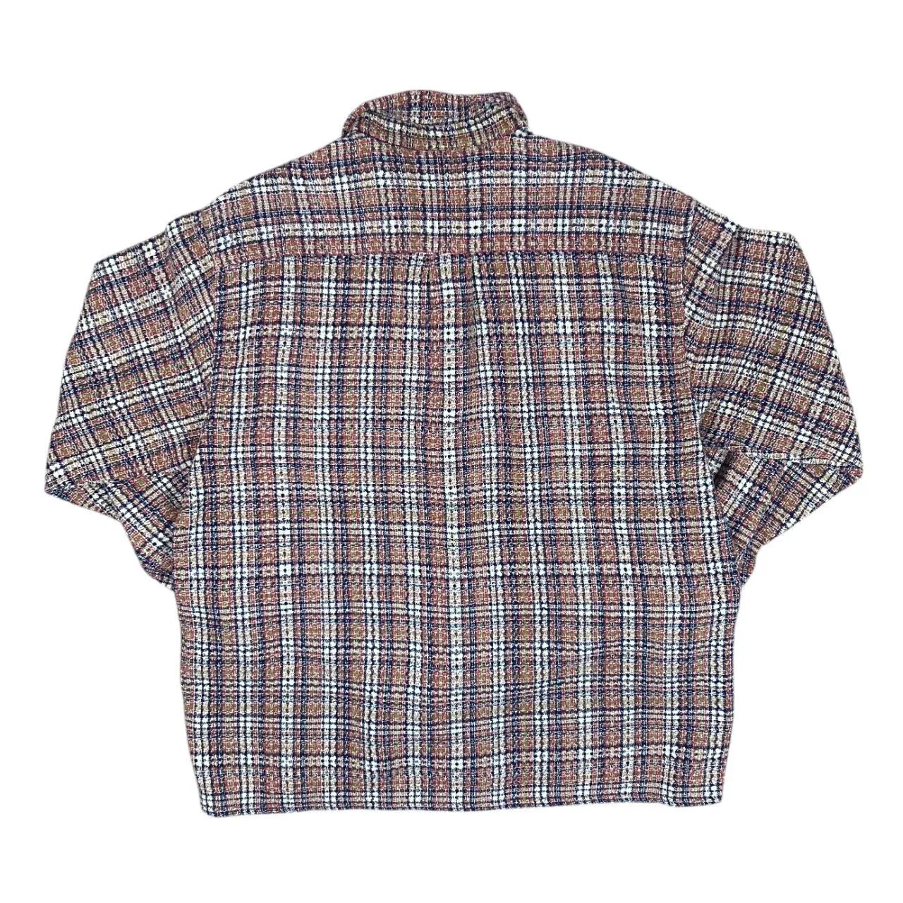Vintage 90's JEFF BRENTON Plaid Check Long Sleeve Flannel Shirt