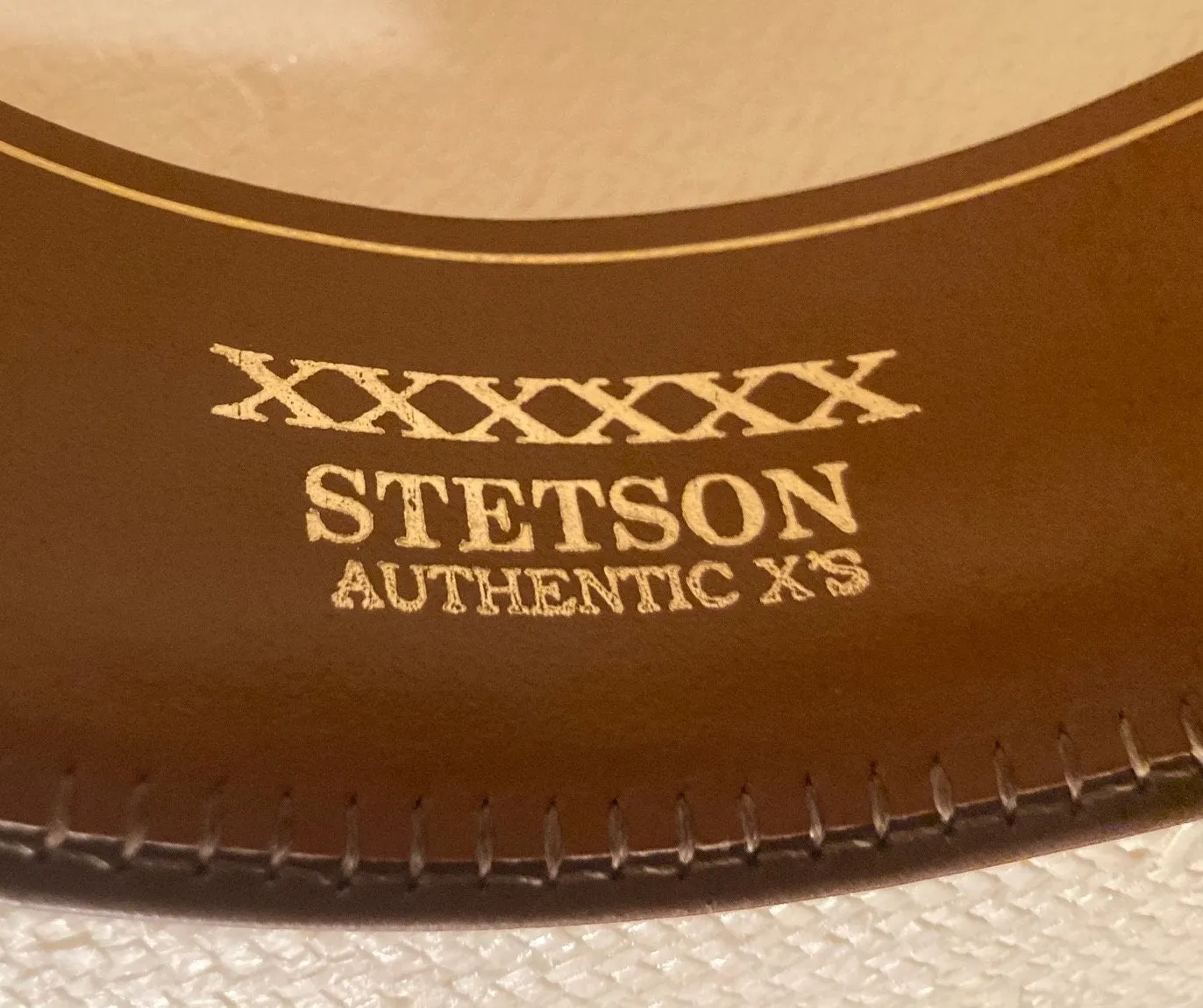 Vintage Cowboy Hat, Stetson, Size 6 7/8, Nice, Quality, Some Top Stains As Shown, Cowboy, Western Wear, Rancher, Sun Shade