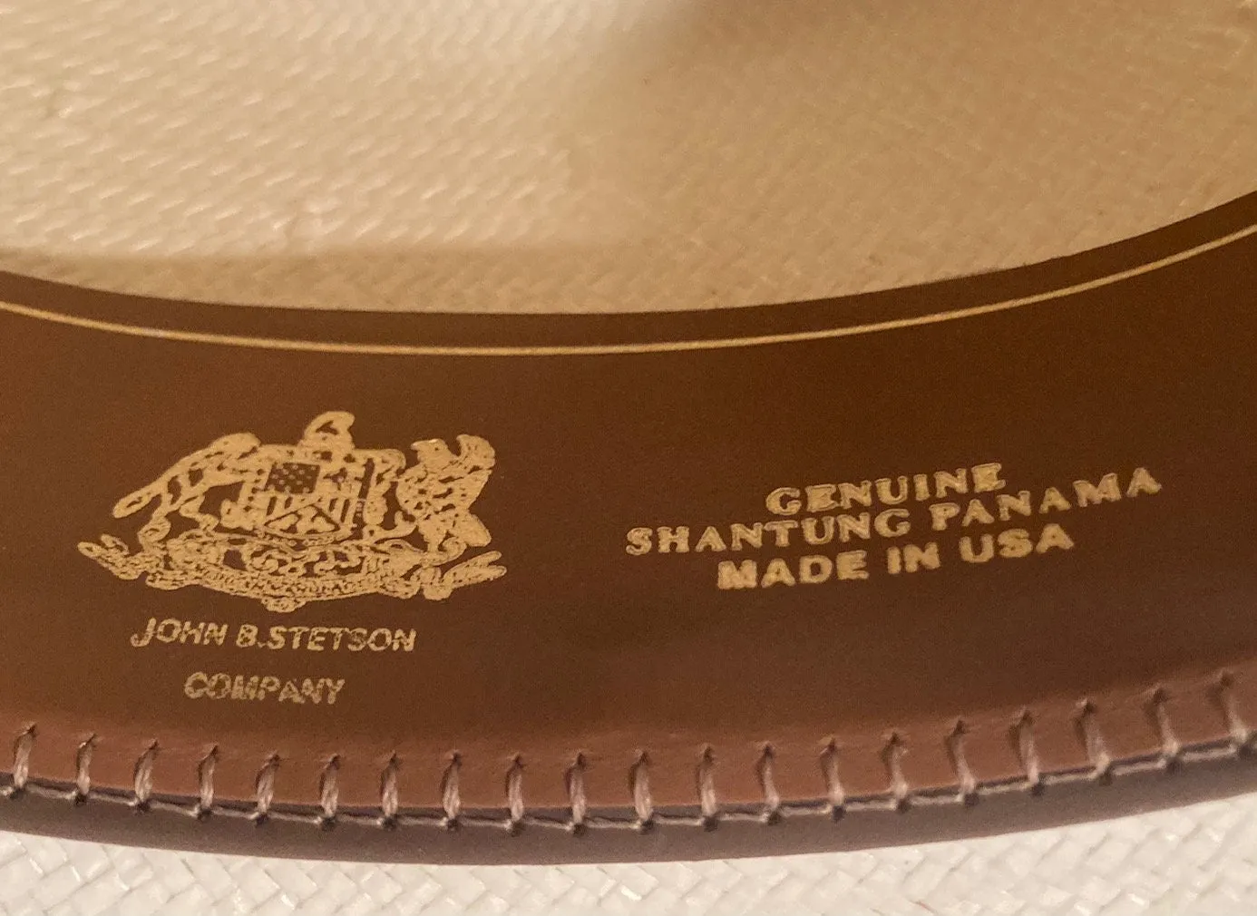 Vintage Cowboy Hat, Stetson, Size 6 7/8, Nice, Quality, Some Top Stains As Shown, Cowboy, Western Wear, Rancher, Sun Shade