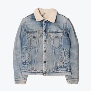 Vintage Denim Sherpa Jacket