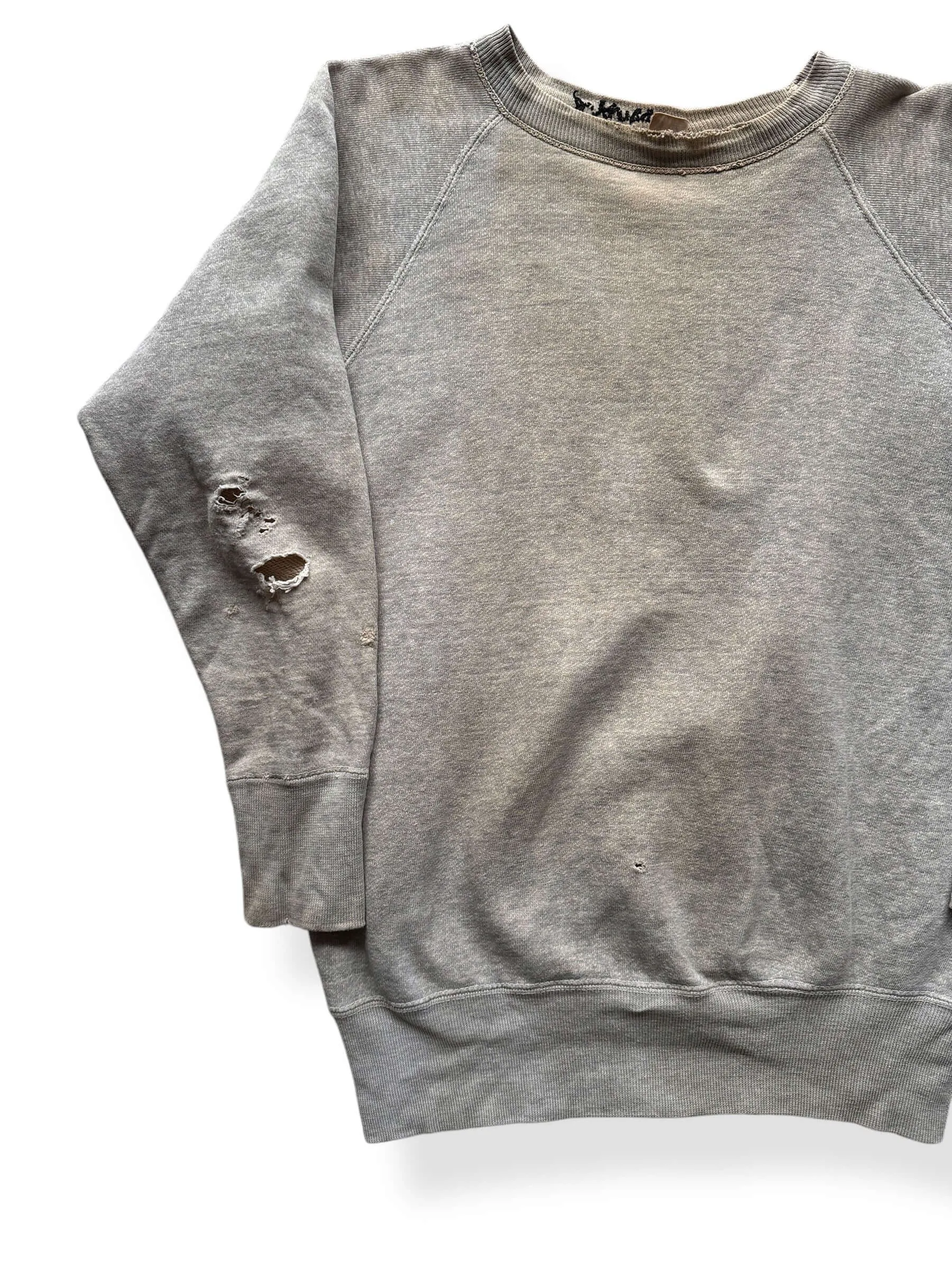 Vintage Distressed Penneys Heather Grey Crewneck SZ S