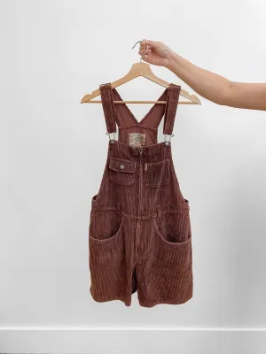 Vintage Express Corduroy Shortalls (XS)