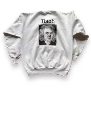 Vintage Front Bach Classical Humor Crewneck Sweatshirt SZ M | Vintage Crewneck Sweatshirts Seattle | Barn Owl Vintage Seattle