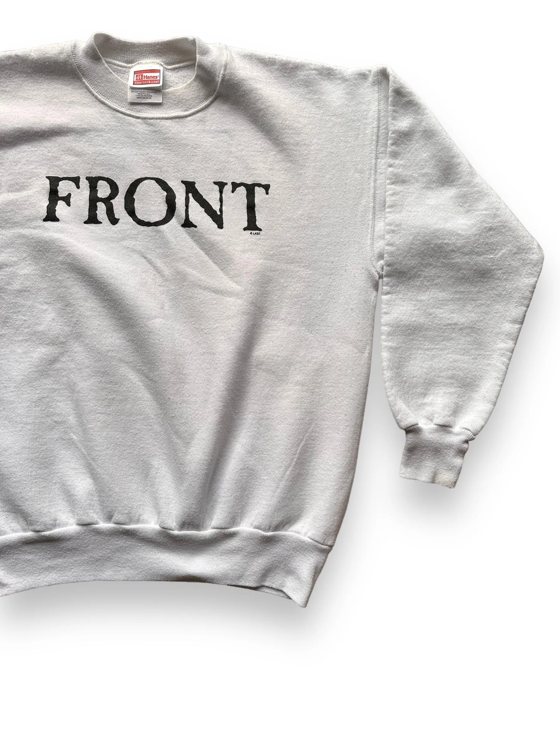 Vintage Front Bach Classical Humor Crewneck Sweatshirt SZ M | Vintage Crewneck Sweatshirts Seattle | Barn Owl Vintage Seattle