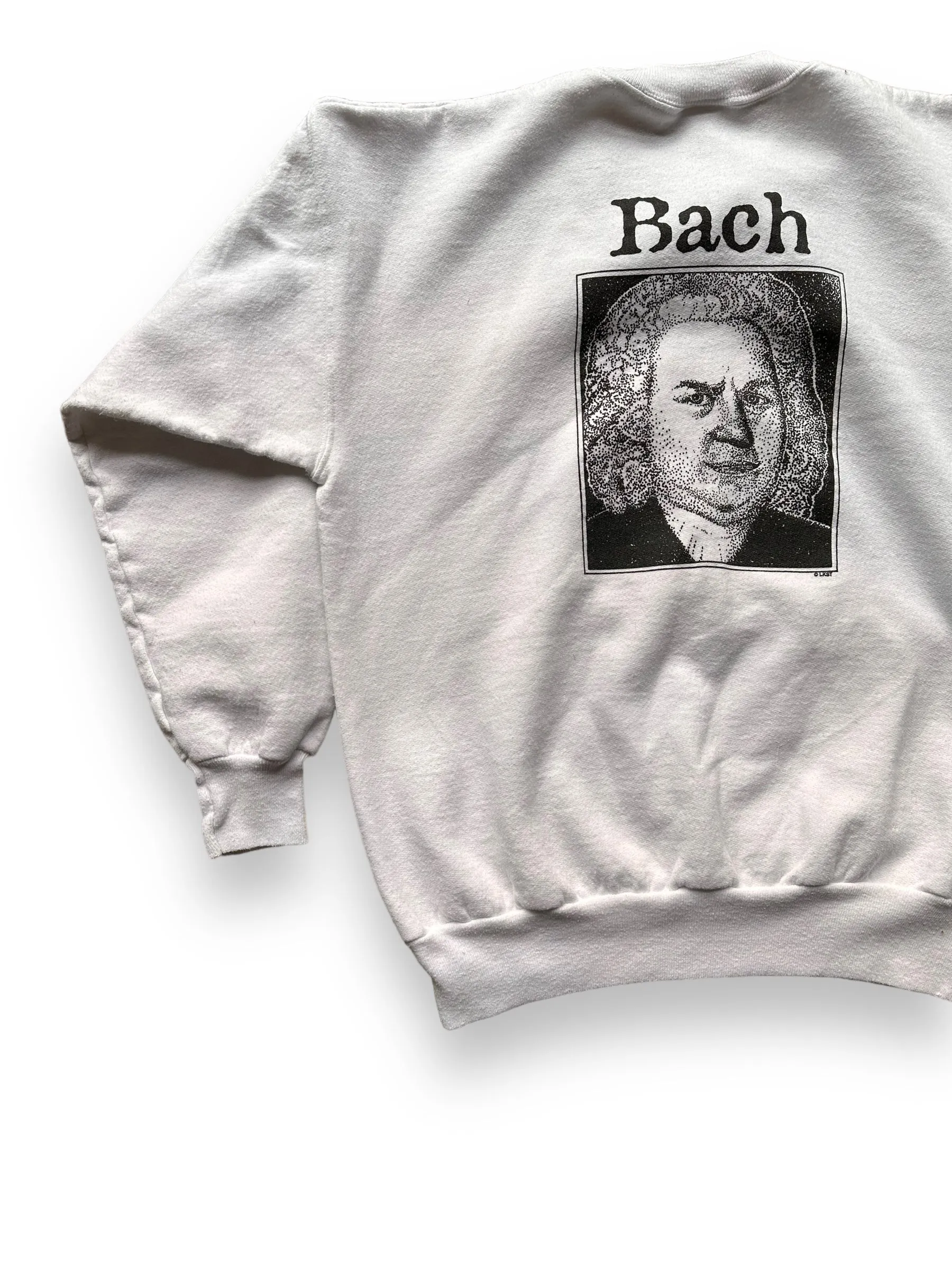 Vintage Front Bach Classical Humor Crewneck Sweatshirt SZ M | Vintage Crewneck Sweatshirts Seattle | Barn Owl Vintage Seattle