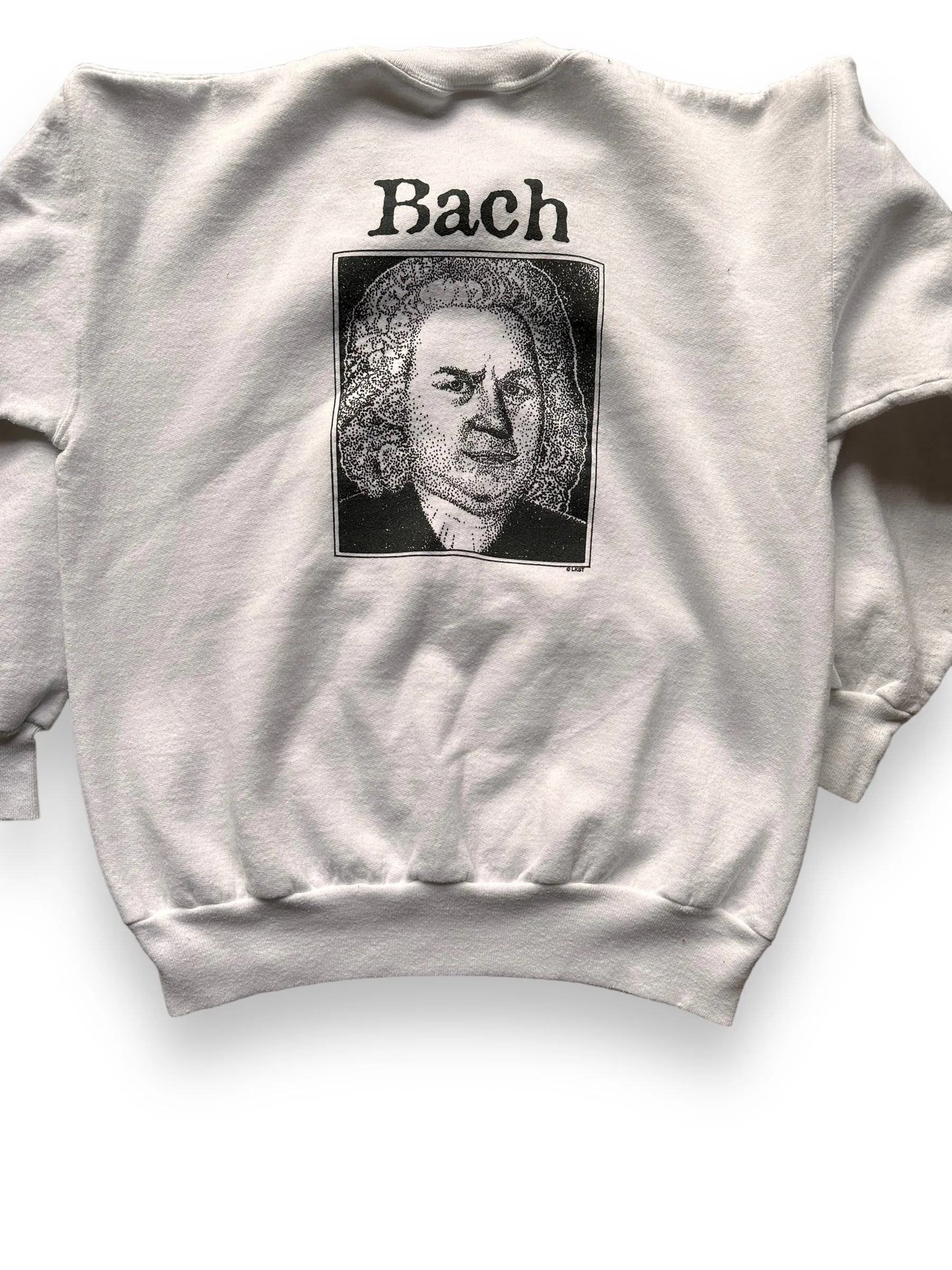 Vintage Front Bach Classical Humor Crewneck Sweatshirt SZ M | Vintage Crewneck Sweatshirts Seattle | Barn Owl Vintage Seattle