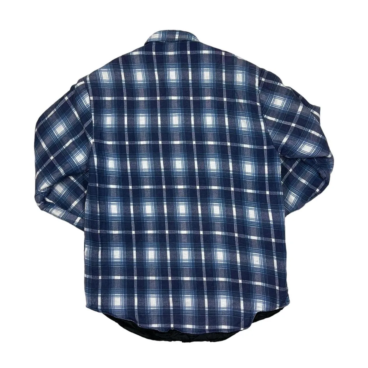 Vintage JET SET Tartan Lumberjack Plaid Check Lightly Padded Flannel Over Shirt