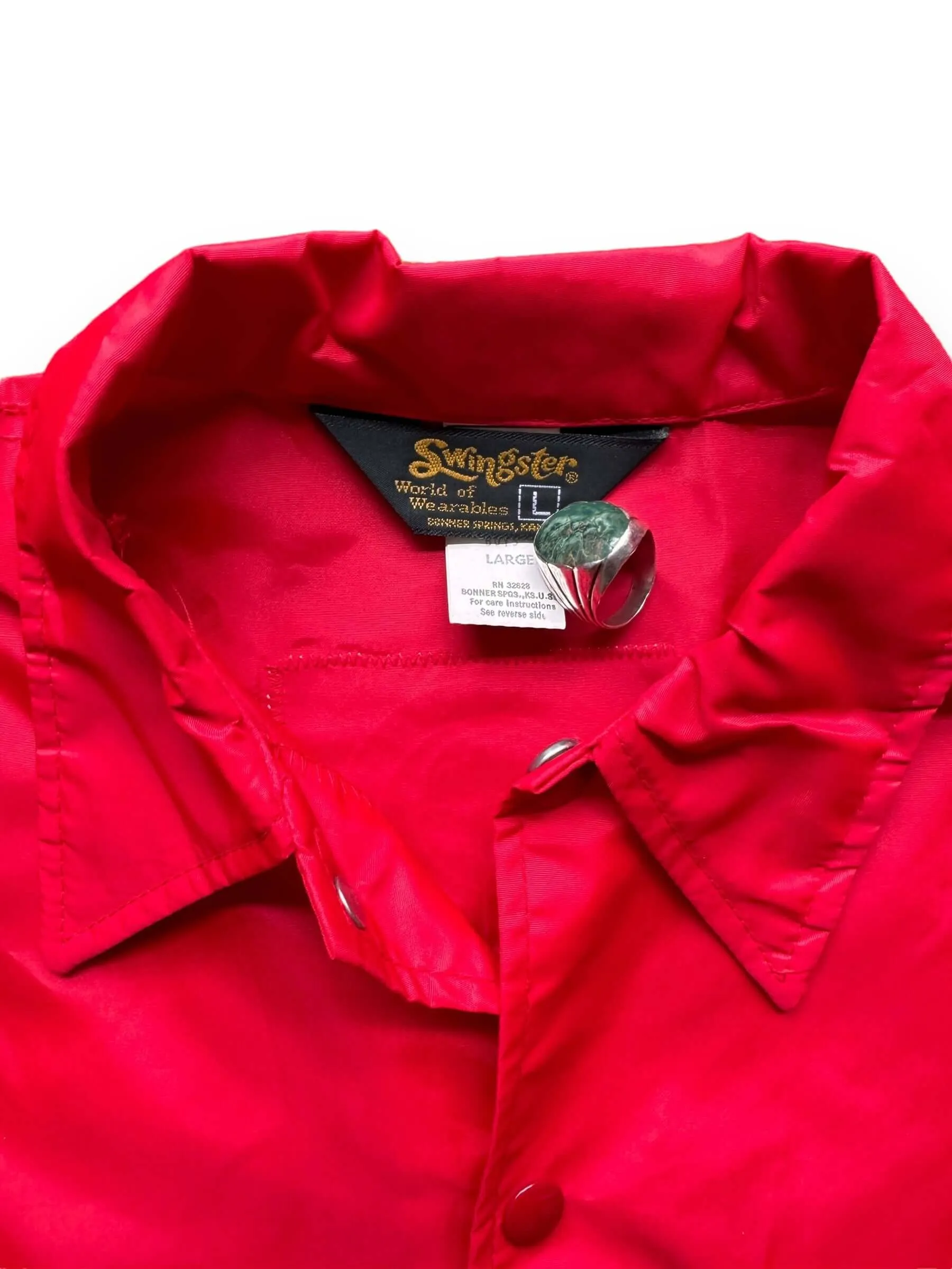 Vintage Leilani Lanes Seattle Patched Up Swingster Coaches Jacket SZ L