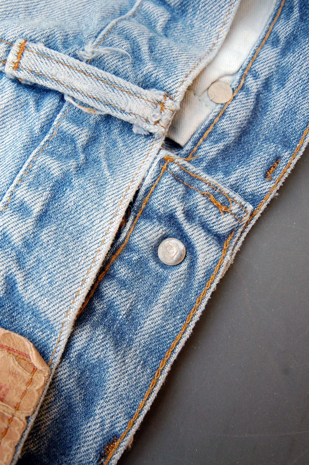Vintage Levi's 501 Late 1970's Redline Selvedge USA Cutoff Denim Shorts (JYJ0524-231)