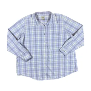 Vintage L.L.BEAN Plaid Check Long Sleeve Cotton Flannel Shirt