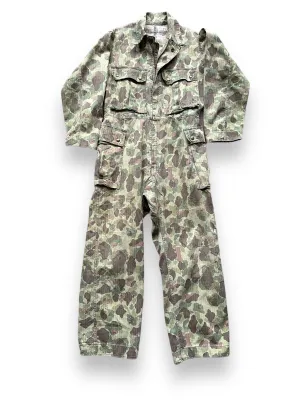 Vintage M-4395 HBT Frogskin Camo Coveralls SZ M | Vintage Frog Skin Camo Pants Seattle | Barn Owl Vintage Workwear