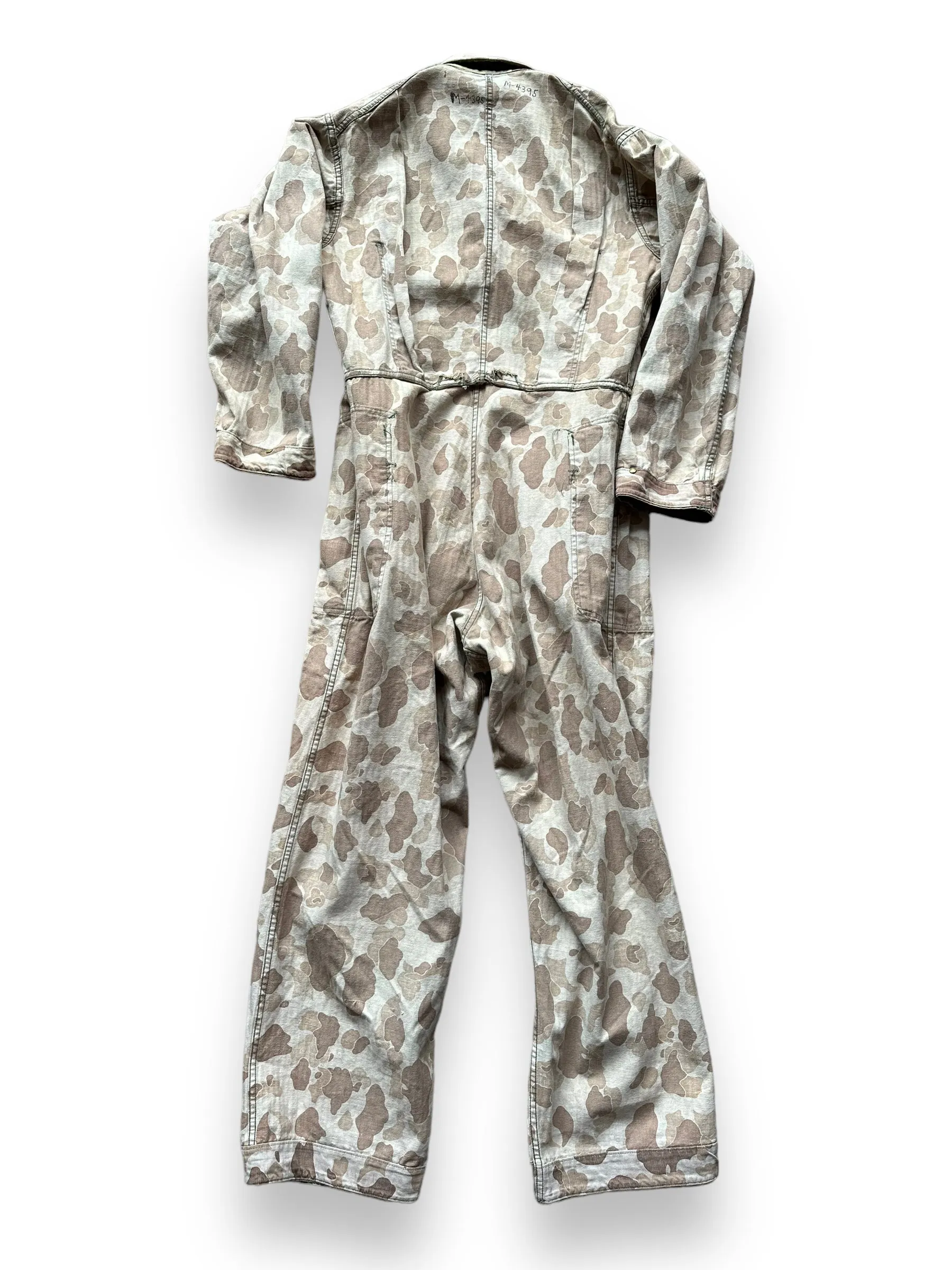 Vintage M-4395 HBT Frogskin Camo Coveralls SZ M | Vintage Frog Skin Camo Pants Seattle | Barn Owl Vintage Workwear