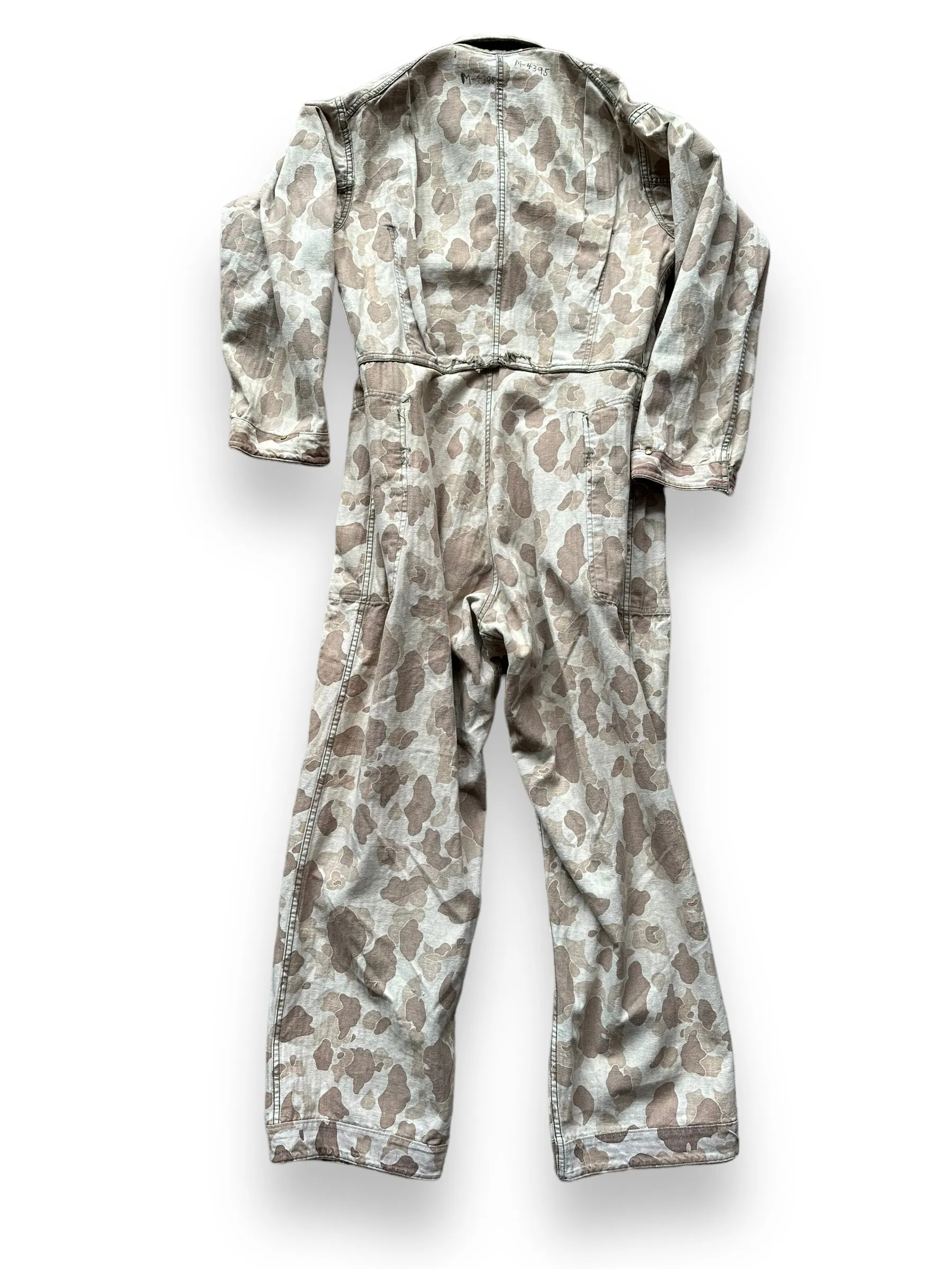 Vintage M-4395 HBT Frogskin Camo Coveralls SZ M | Vintage Frog Skin Camo Pants Seattle | Barn Owl Vintage Workwear