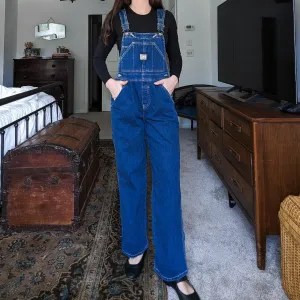 Vintage Old Navy Outlet Denim Straight Leg Baggy Overalls