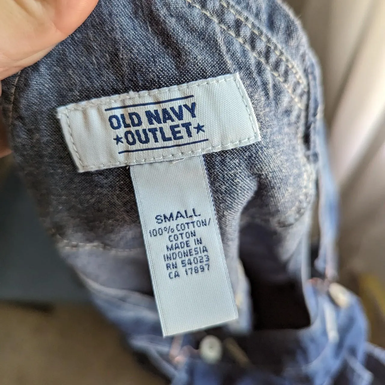 Vintage Old Navy Outlet Denim Straight Leg Baggy Overalls