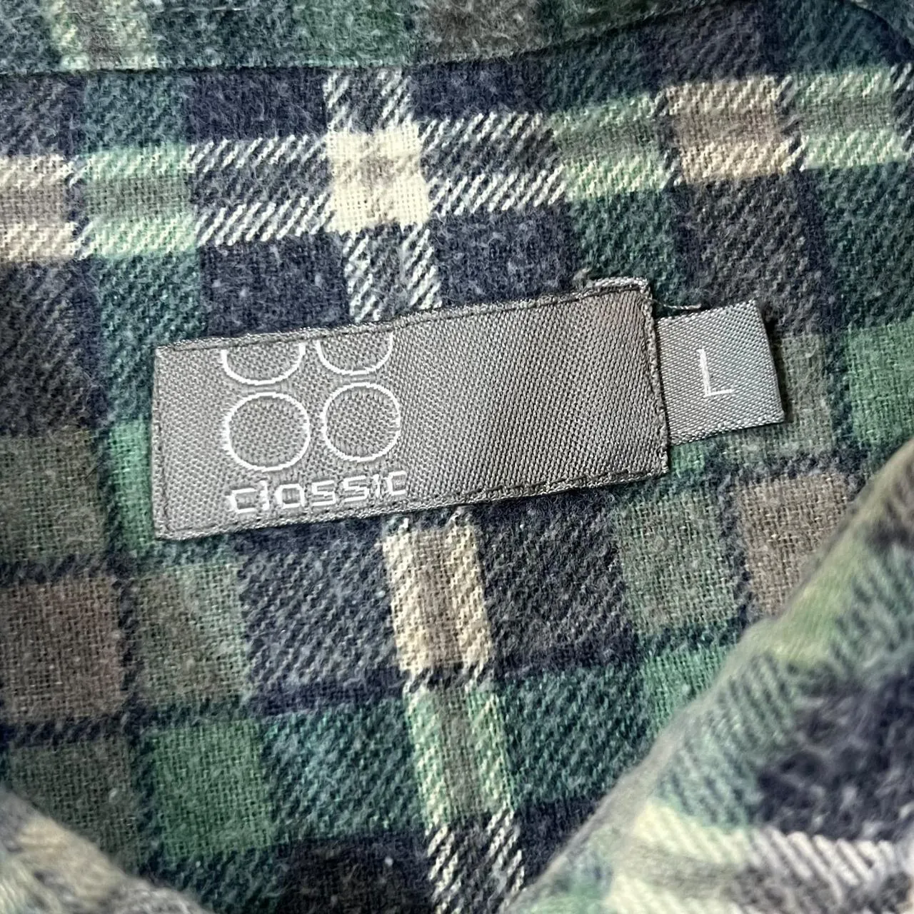Vintage OO CLASSIC Lumberjack Plaid Check Long Sleeve Flannel Cotton Shirt