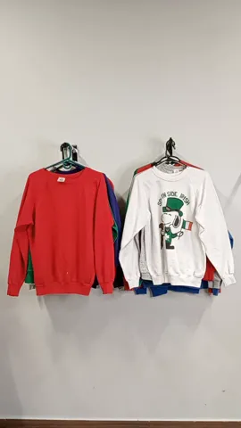 VINTAGE SWEATSHIRTS - 19 PCS
