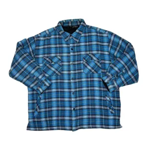 Vintage TEN WEST Tartan Lumberjack Plaid Check Padded Flannel Over Shirt