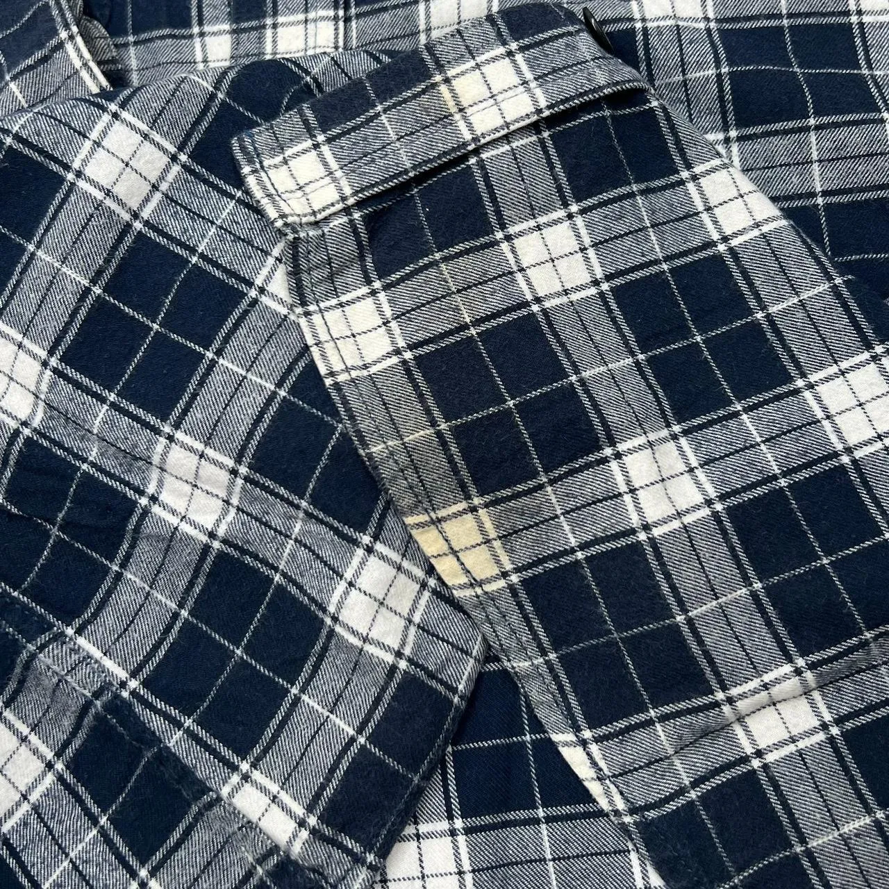 VOLCOM Classic Skater Plaid Check Long Sleeve Flannel Cotton Shirt