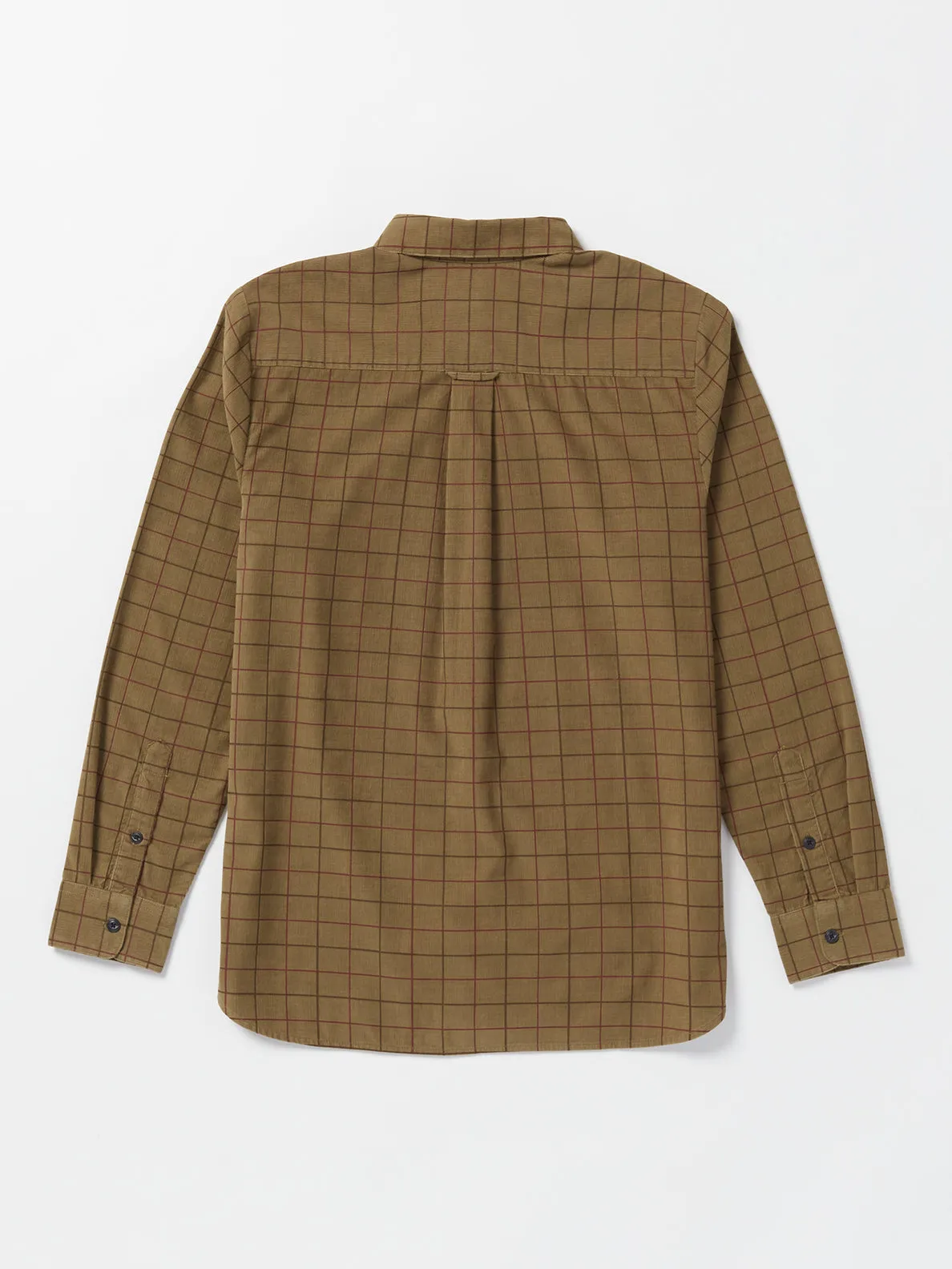 Volcom Zander L/S Shirt-Dark Khaki