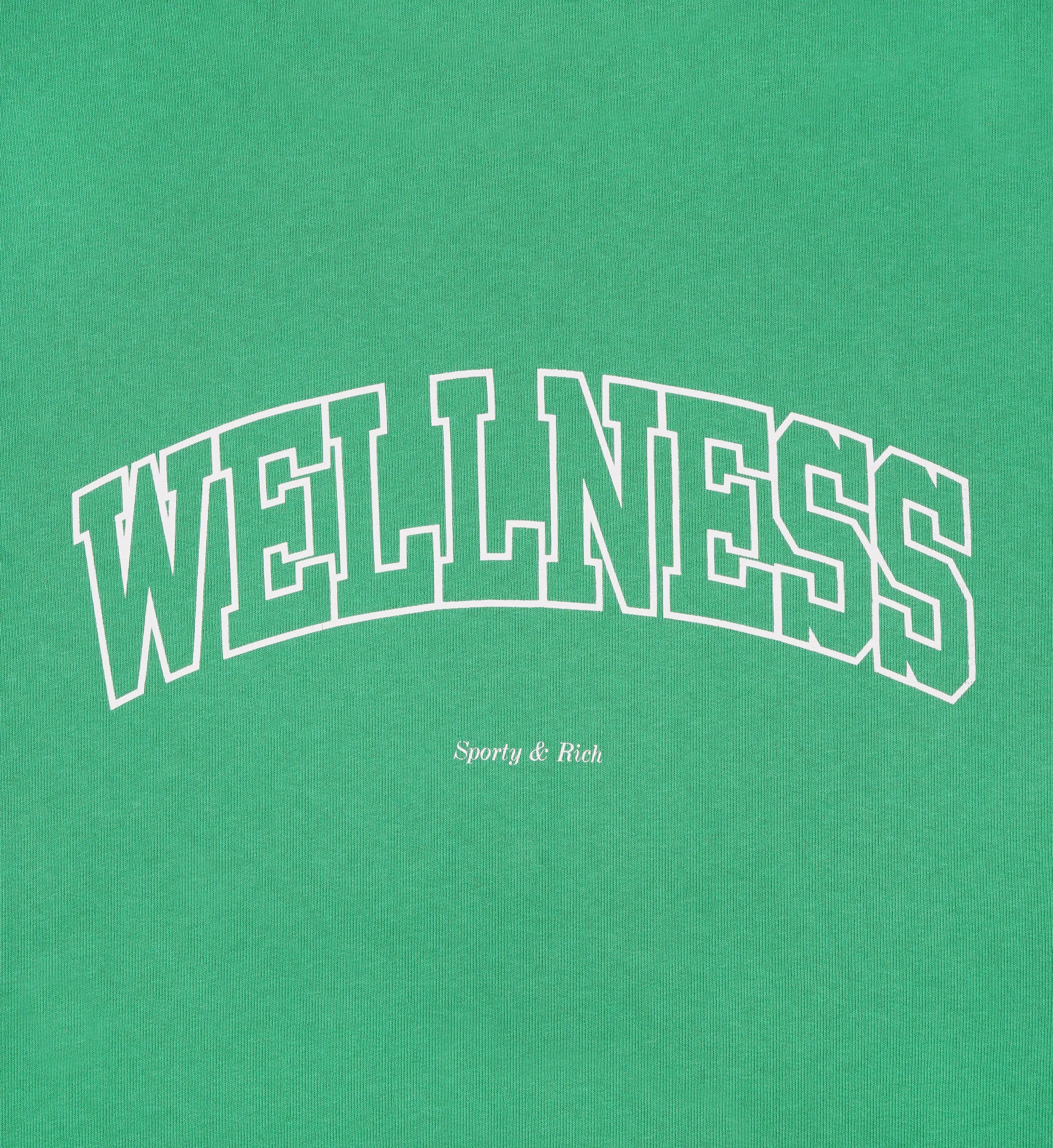 Wellness Ivy Crewneck - Verde/White