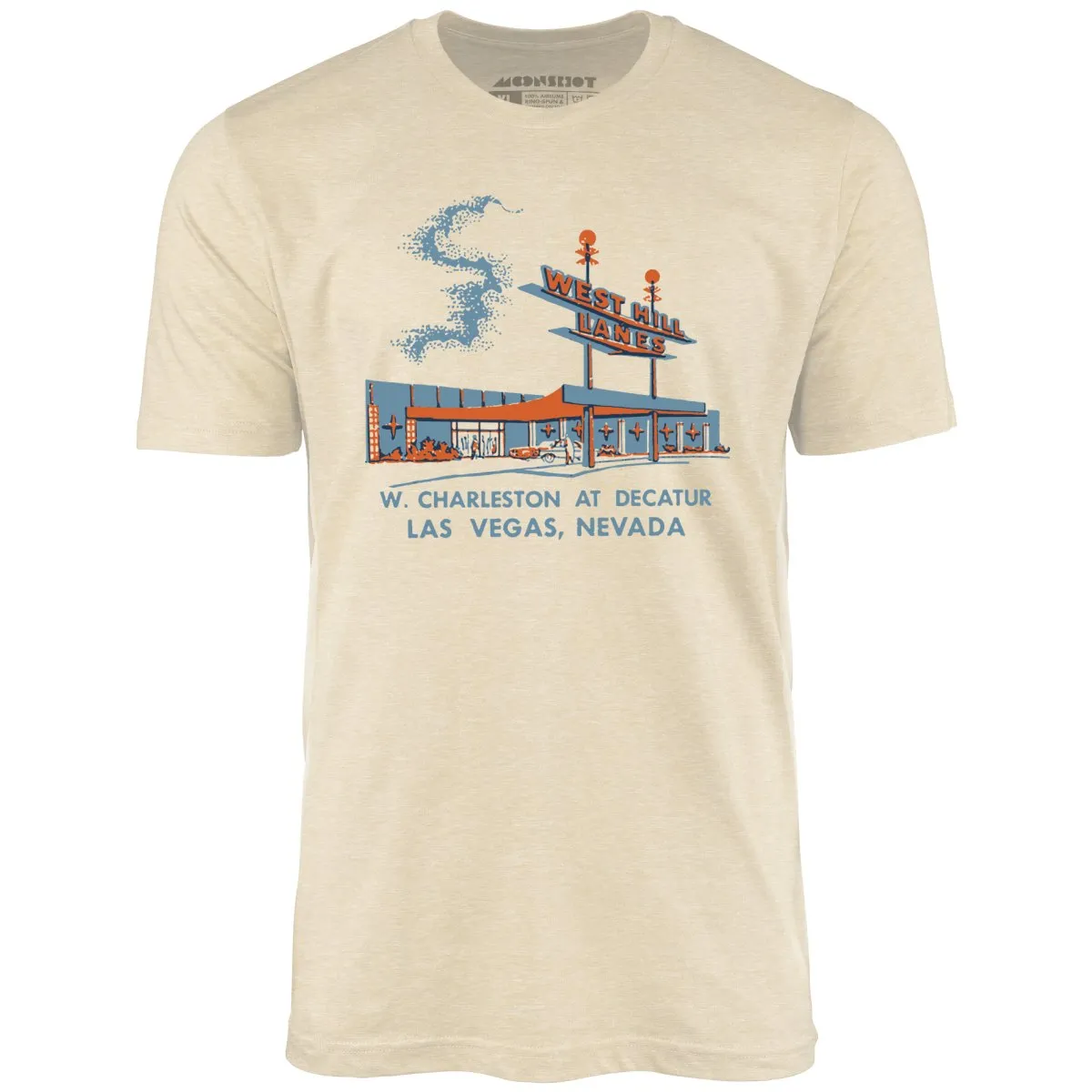 West Hill Lanes - Las Vegas, NV - Vintage Bowling Alley - Unisex T-Shirt