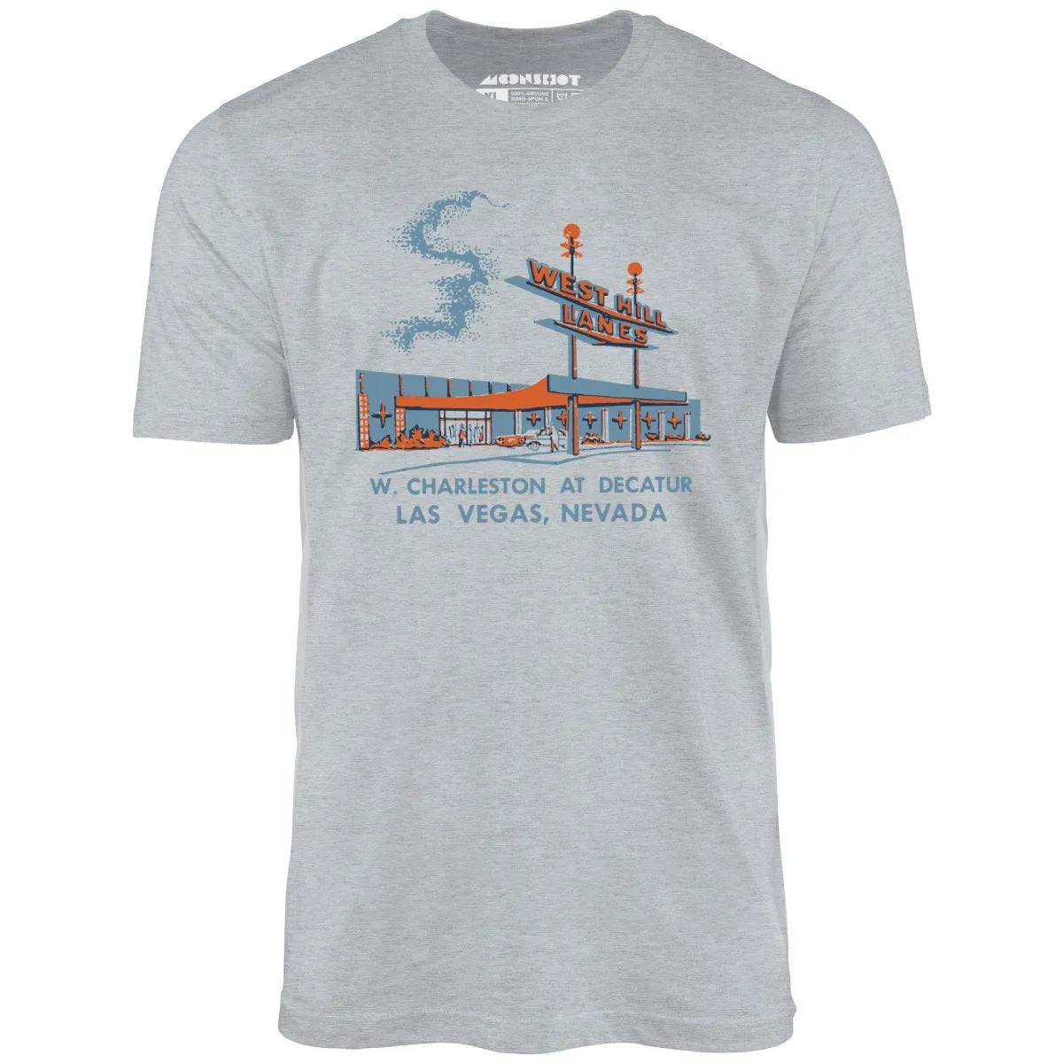 West Hill Lanes - Las Vegas, NV - Vintage Bowling Alley - Unisex T-Shirt