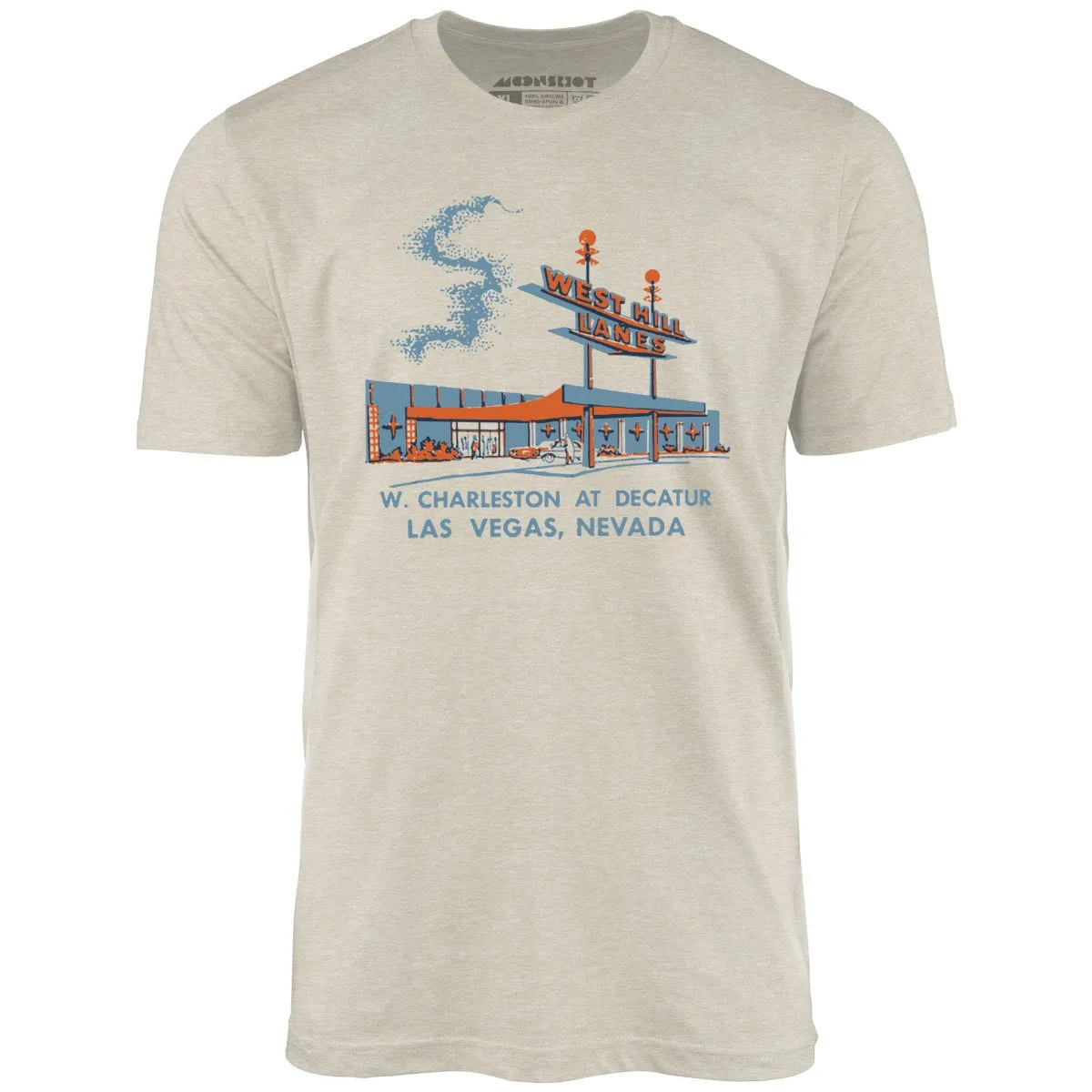 West Hill Lanes - Las Vegas, NV - Vintage Bowling Alley - Unisex T-Shirt