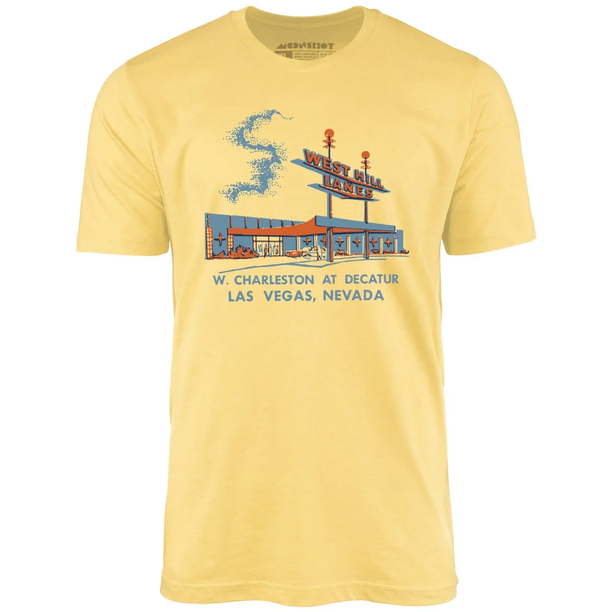 West Hill Lanes - Las Vegas, NV - Vintage Bowling Alley - Unisex T-Shirt