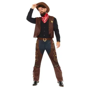 Western Cowboy Mens Costume - X Large