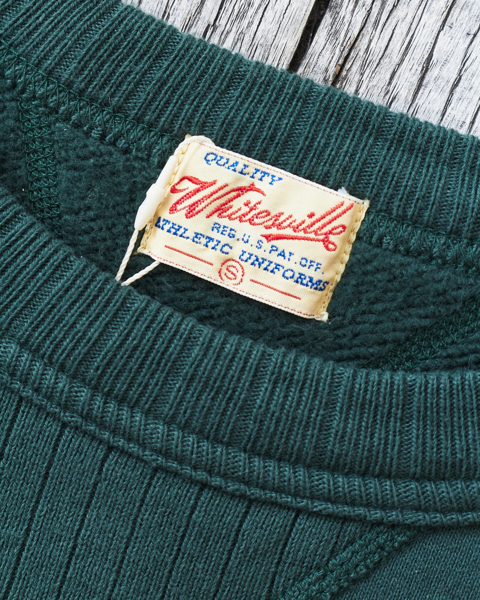Whitesville Heavyweight Loop-Wheeled Sweatshirt Green WV67728