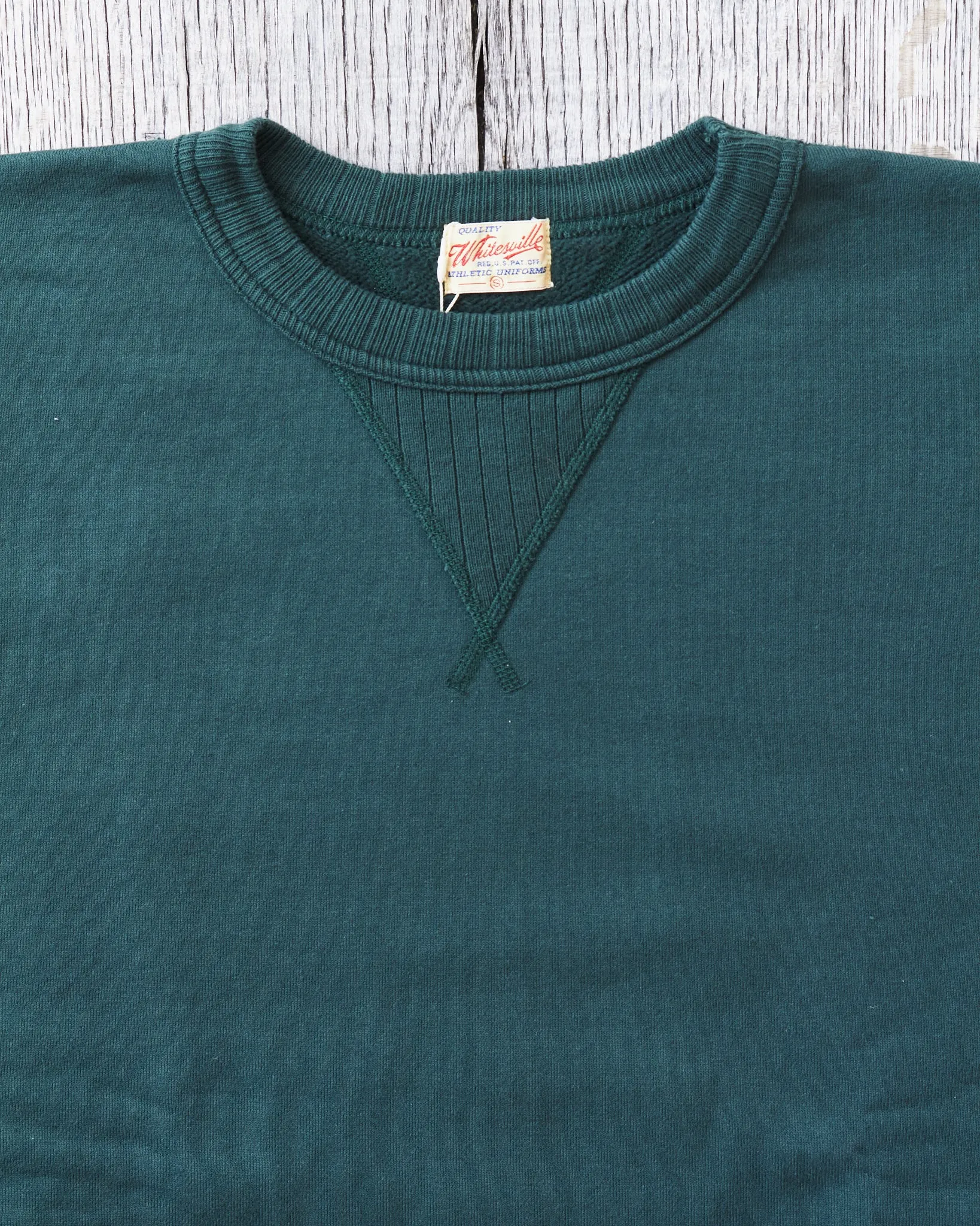 Whitesville Heavyweight Loop-Wheeled Sweatshirt Green WV67728