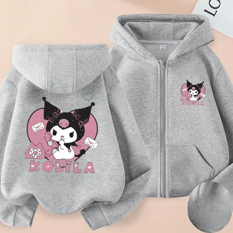 Wholesale Cartoon Children's Zippered Hoodies JDC-BC-ChengZi003