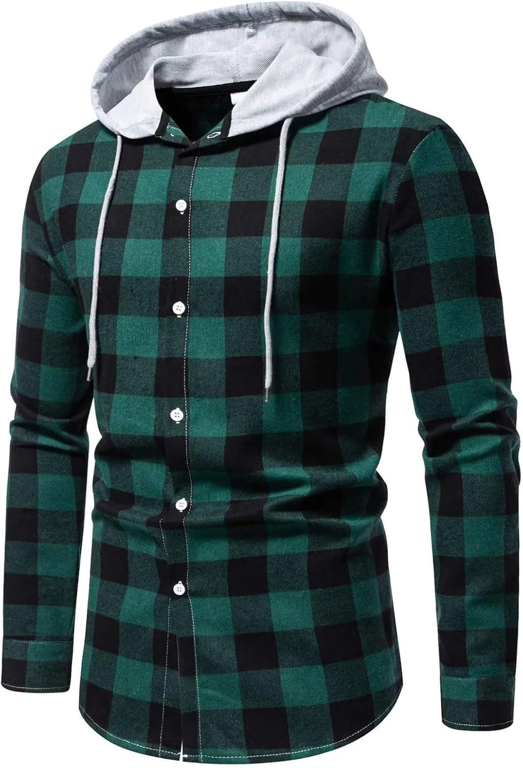 Windbreaker Spring Fall Casual Jackets for Men Mens Spring And Autumn Fashion Leisure Solid Color Buckle Lapel Denim