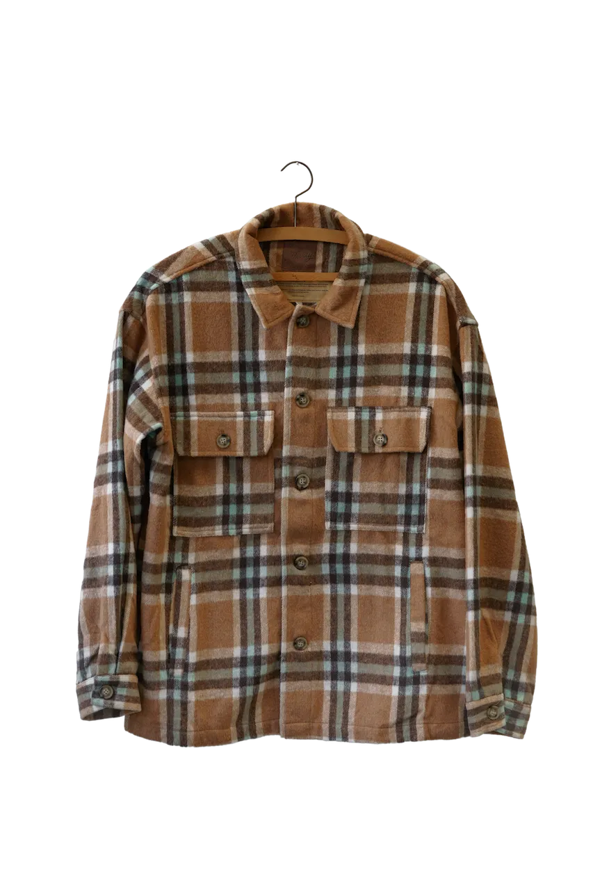 Winston - Women Brown Flannel Shirt/Jacket