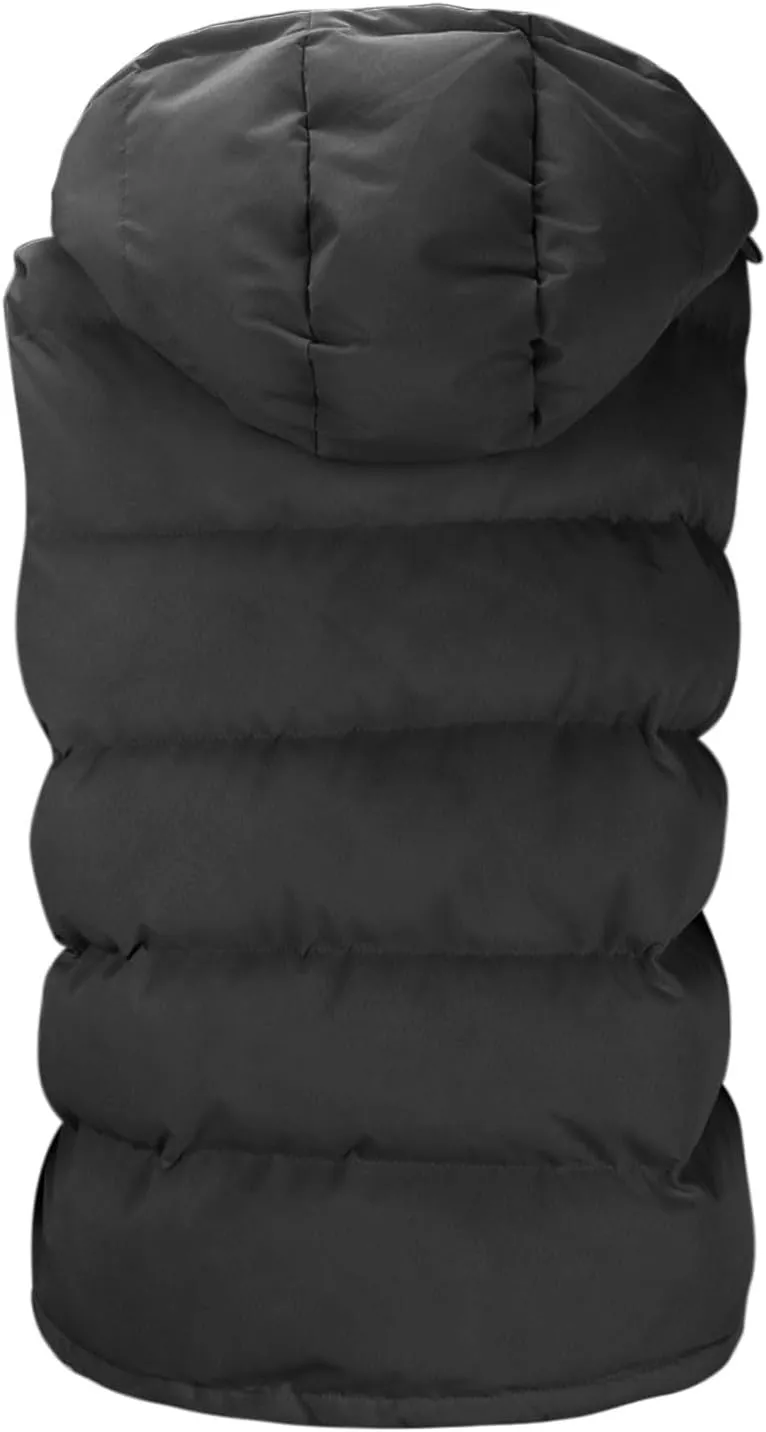 Winter Coat For Women Warm Full Zip Puffer Jacket Oversized Long Sleeve Packable Down Parka With Pocket