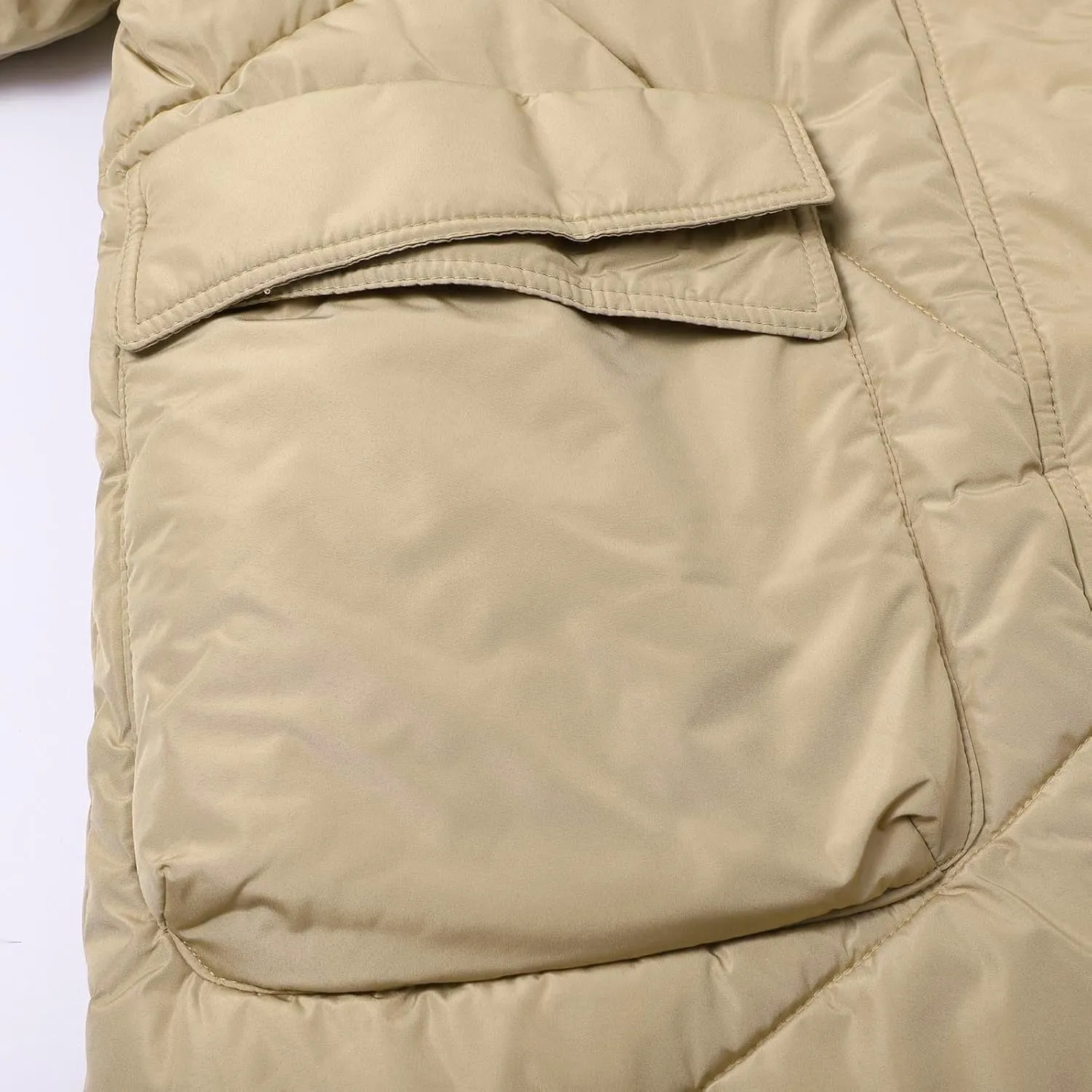 Winter Coats For Women Fashion Zip Up Puffer Jackets Oversized Long Sleeve Packable Down Parka With Pocket