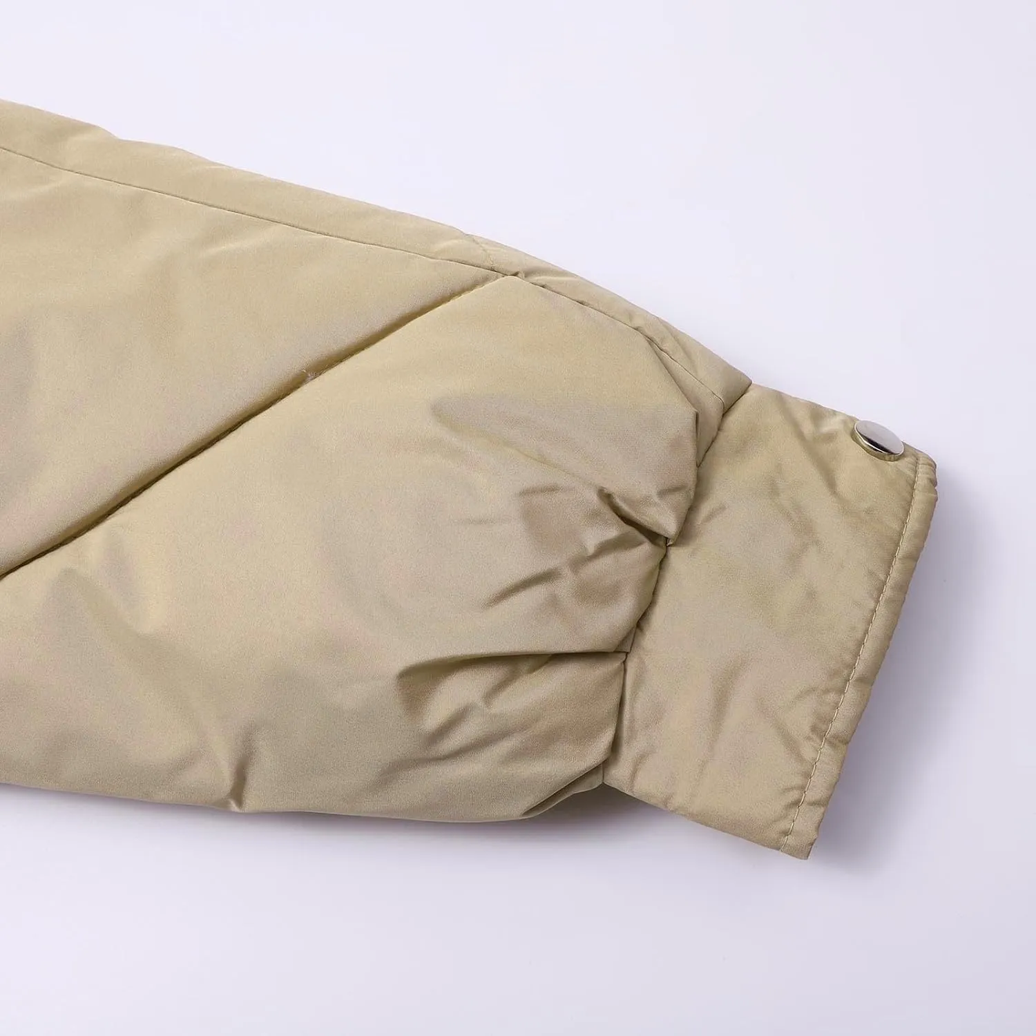 Winter Coats For Women Fashion Zip Up Puffer Jackets Oversized Long Sleeve Packable Down Parka With Pocket