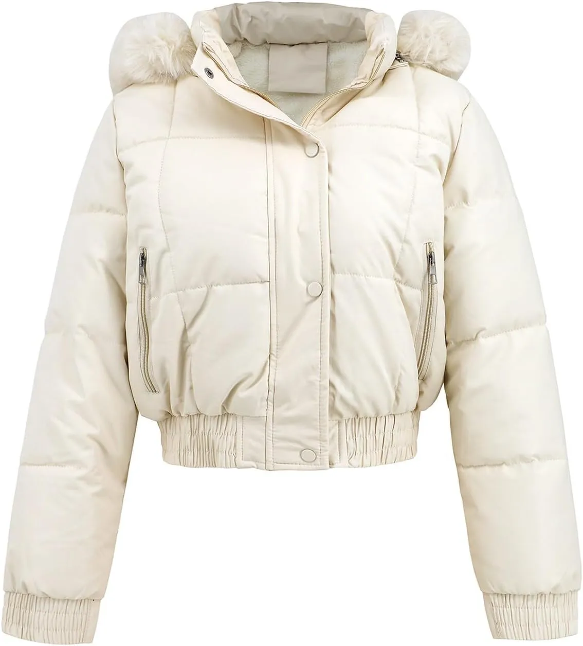 Winter Coats for Women Long Oversized Womens Short Winter Warm Cotton Jacket Single Breasted Zipper Jacket