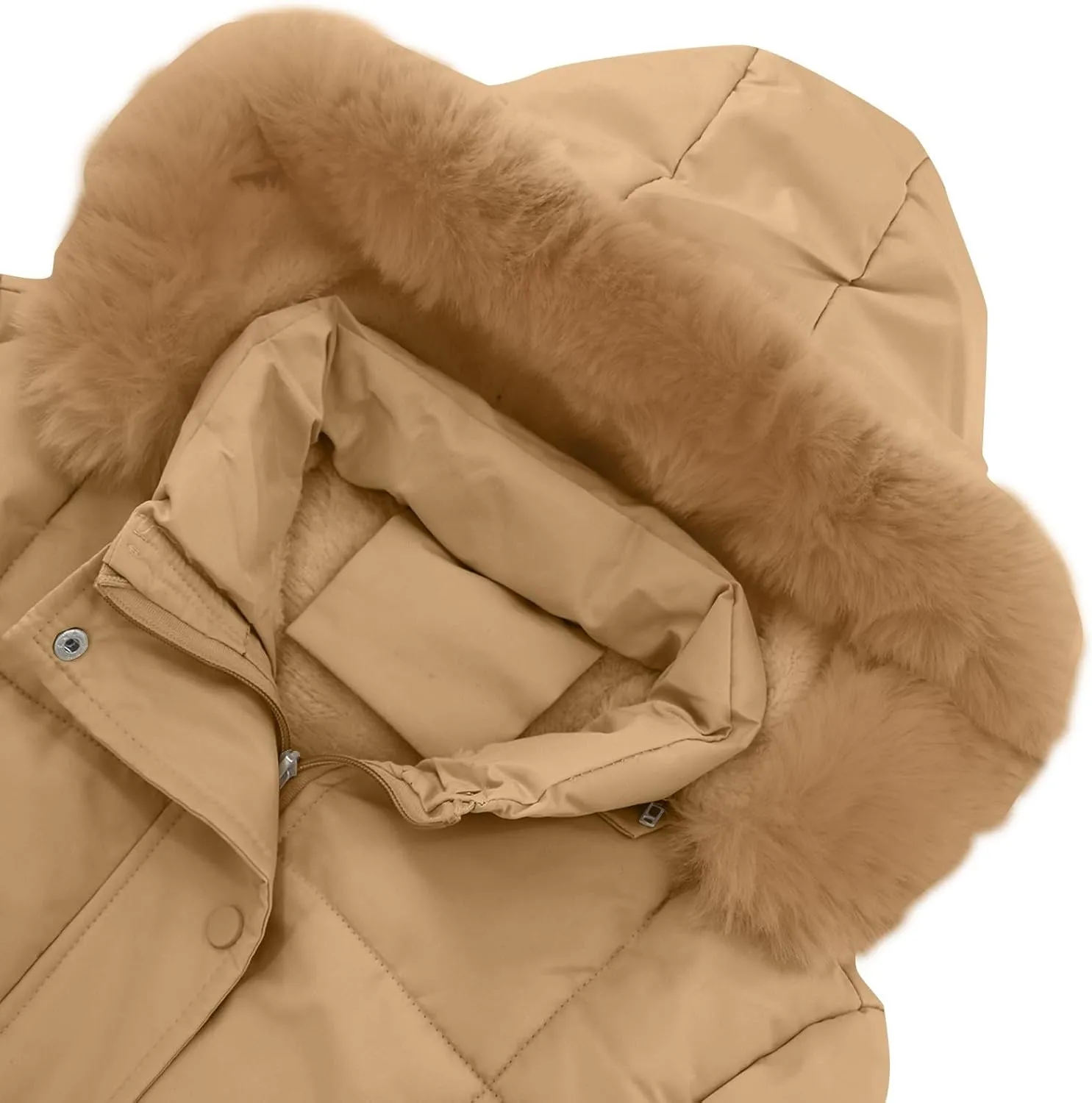Winter Coats for Women Long Oversized Womens Short Winter Warm Cotton Jacket Single Breasted Zipper Jacket
