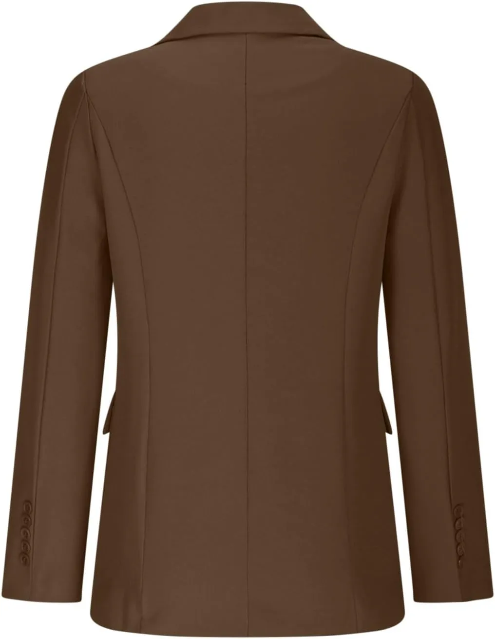 Women Business Casual Blazer with Lined,Professional Work Suit Jacket with PocketsLong Sleeve Button Open Front