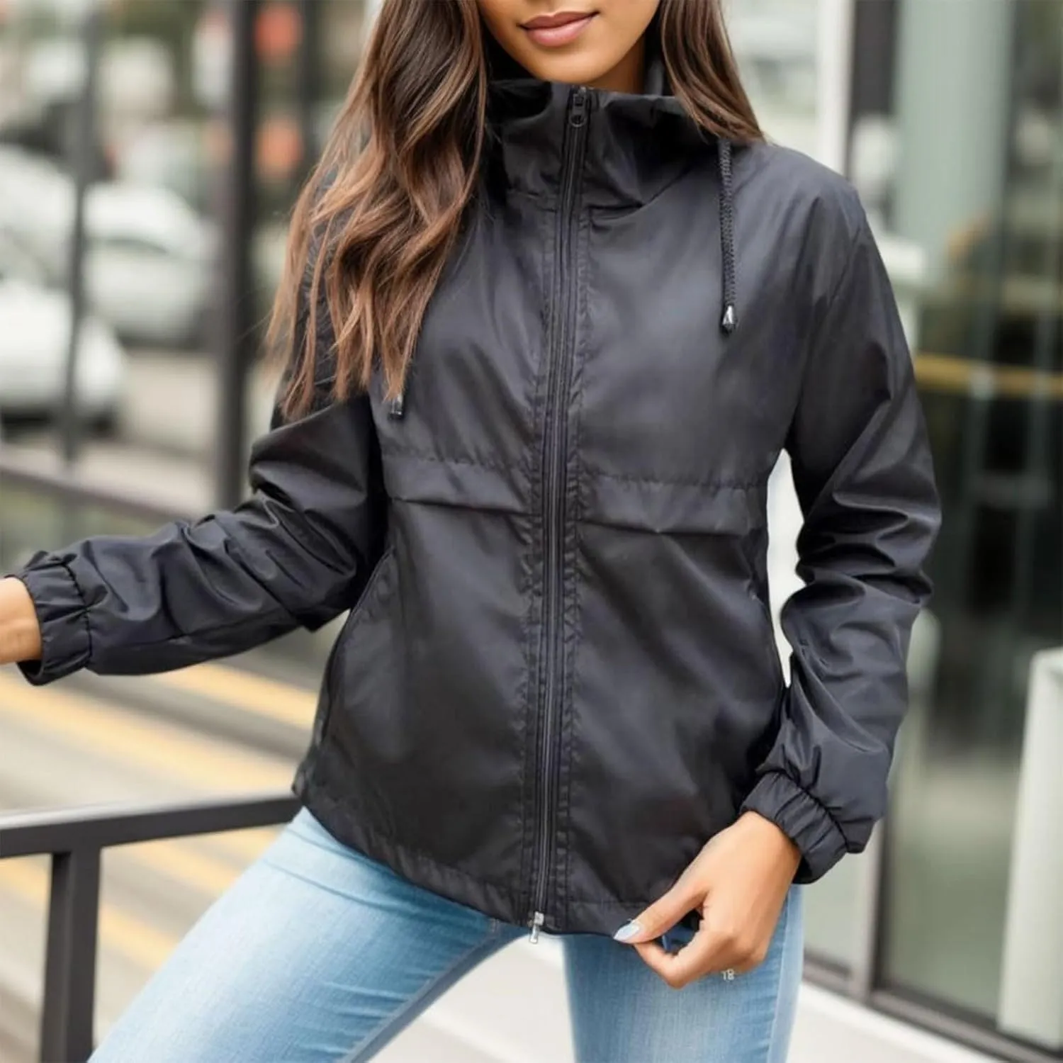 Women's 2025 Plaid Shacket Jacket Casual Button Wool Blend Winter Tartan Trench Coat With Pockets