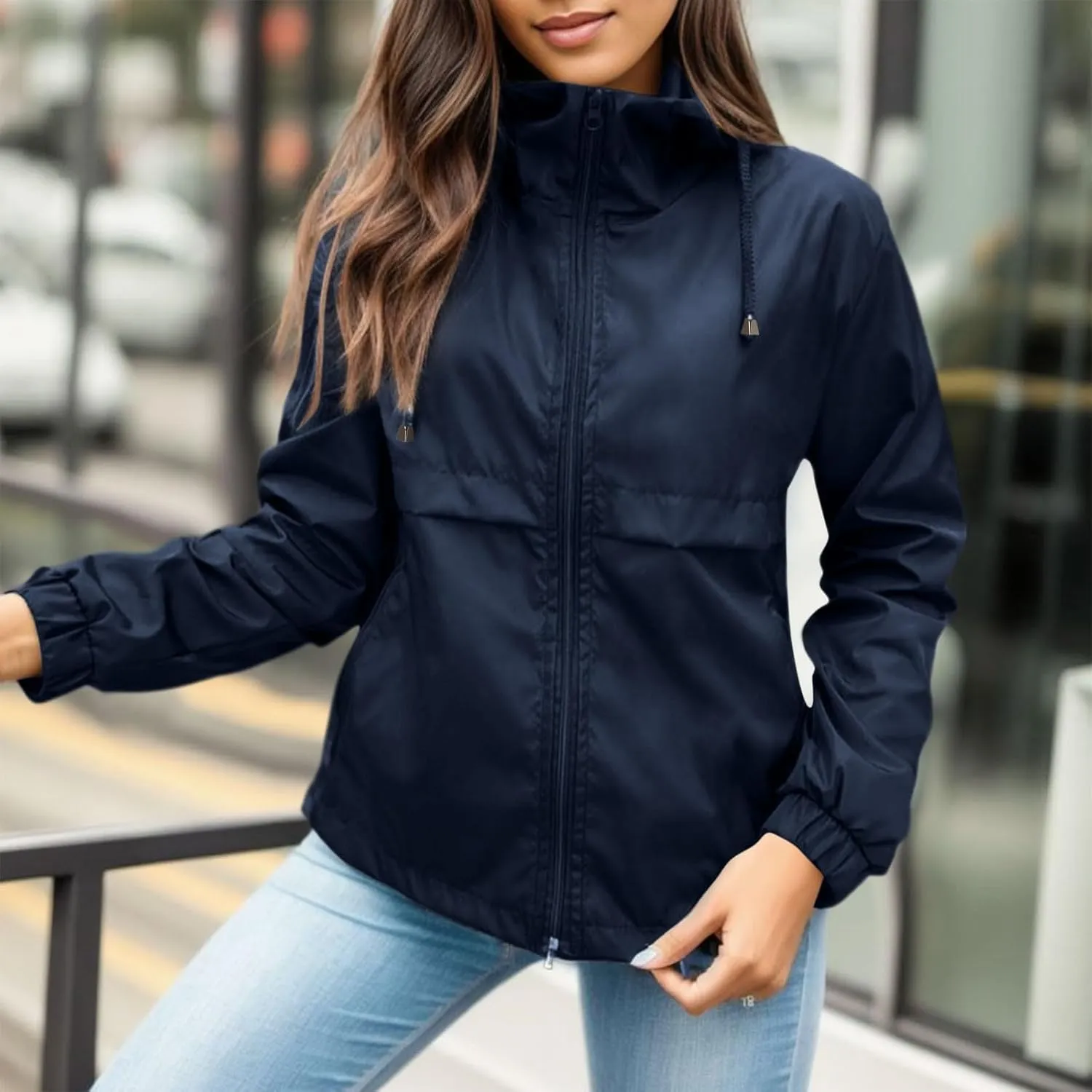 Women's 2025 Plaid Shacket Jacket Casual Button Wool Blend Winter Tartan Trench Coat With Pockets