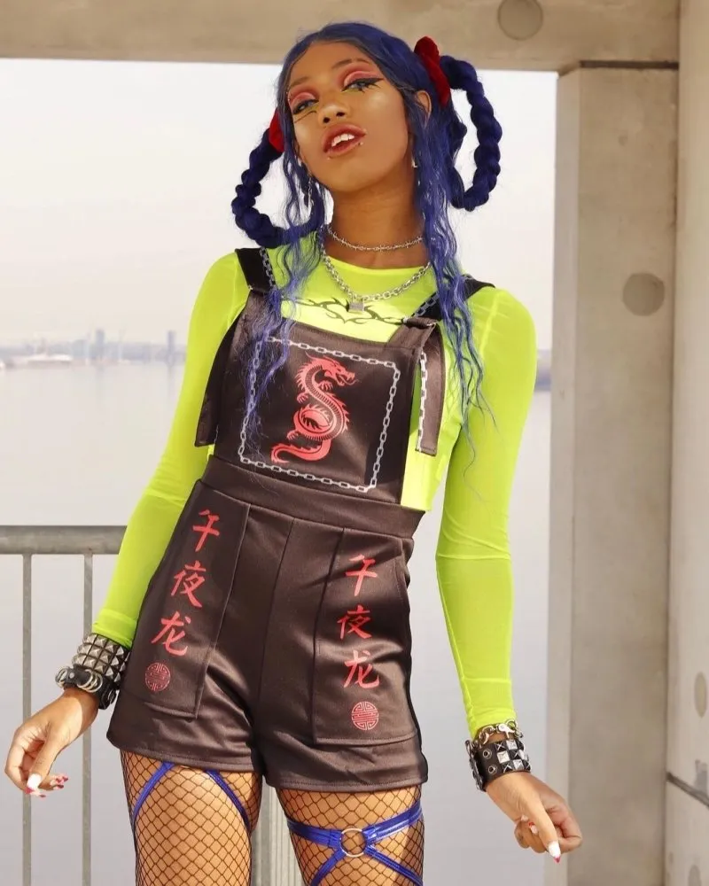 Womens ALT Style Dragon Overalls