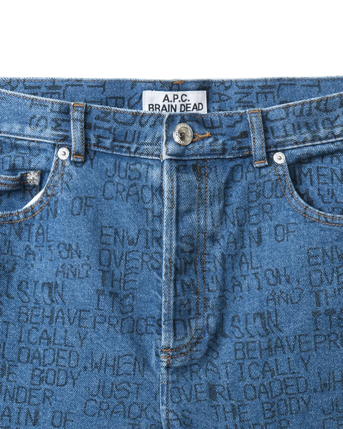 Women's Crypt Japanese Denim Jeans A.P.C. x Brain Dead