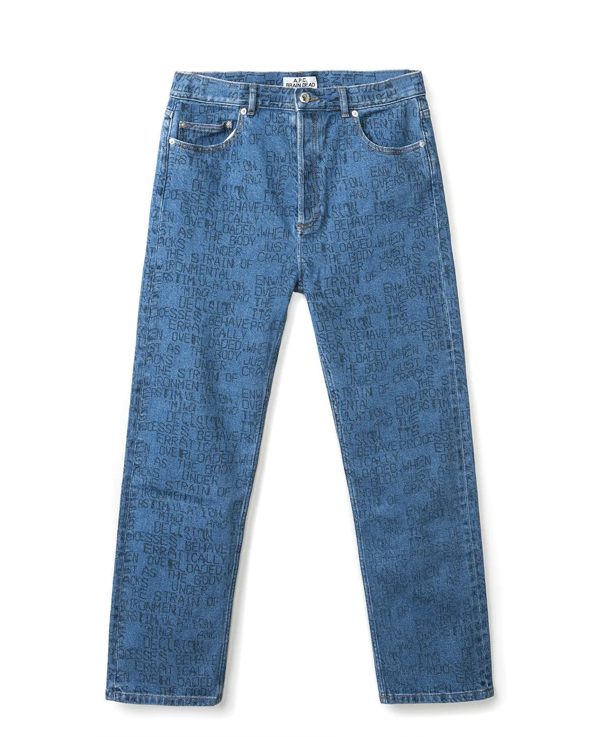 Women's Crypt Japanese Denim Jeans A.P.C. x Brain Dead