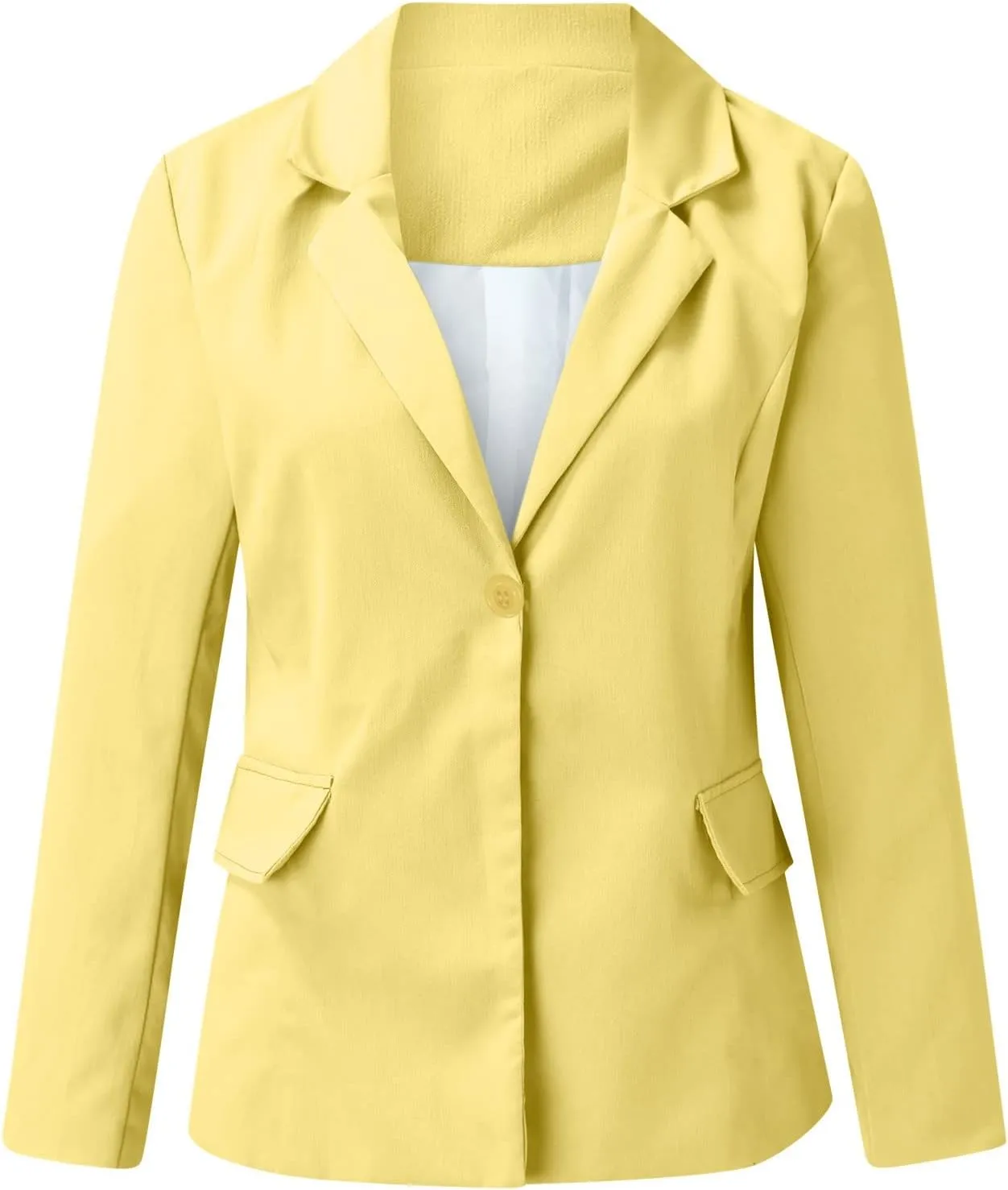 Womens Fall Casual Blazers 2024 Long Sleeve Lapel Suit Small Jacket Blazer Business Casual Outfits for Work Blazers