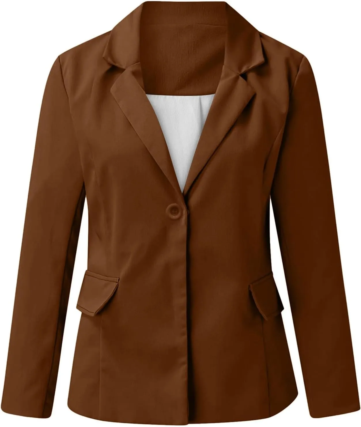 Women's Fall Fashion 2024 Casual Blazers Long Sleeve Open Front Work Office Suit Jackets Blazer with Pockets